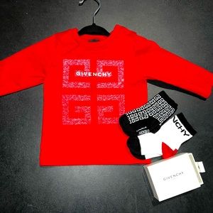 Baby Boy Givenchy Tee & Socks